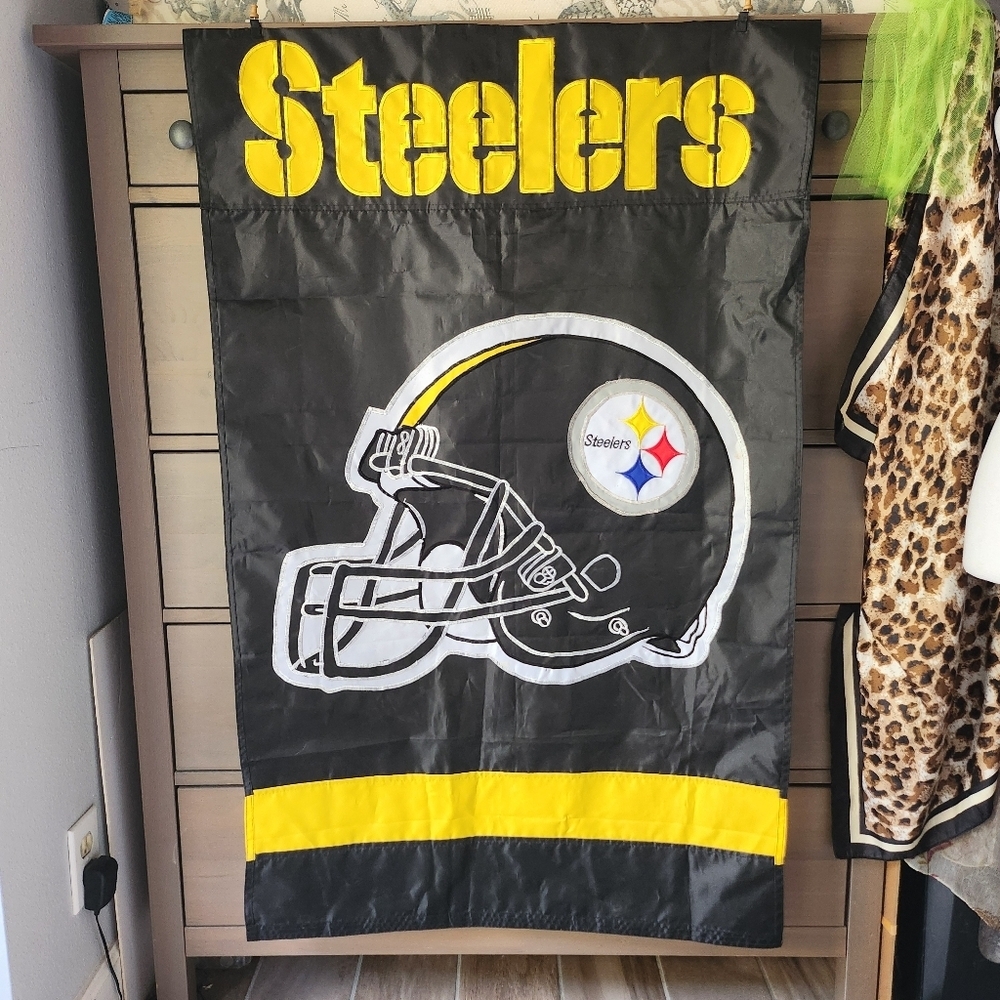 NFL Pittsburgh Steelers Black and Yellow  Banner